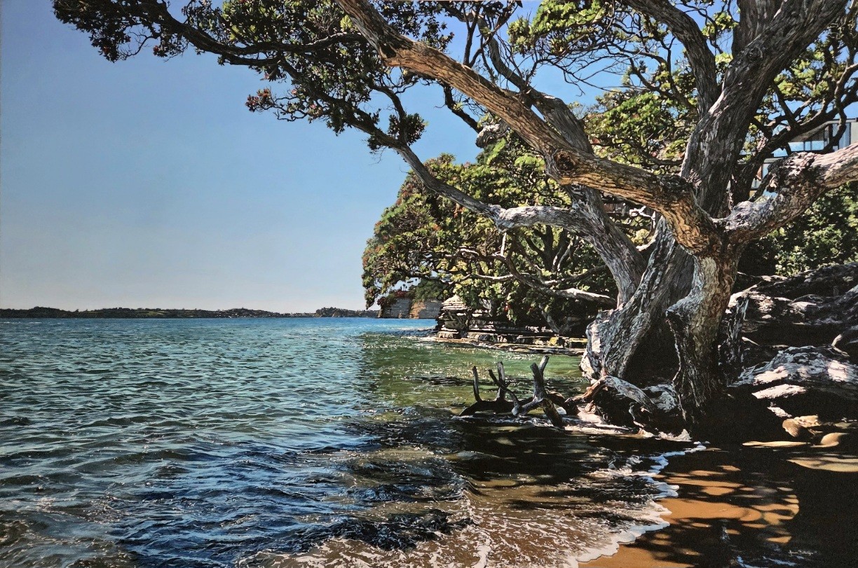 Beautiful Resilience, Red Beach, Auckland, Oil on Canvas 1520 x  1010 mm $10,000